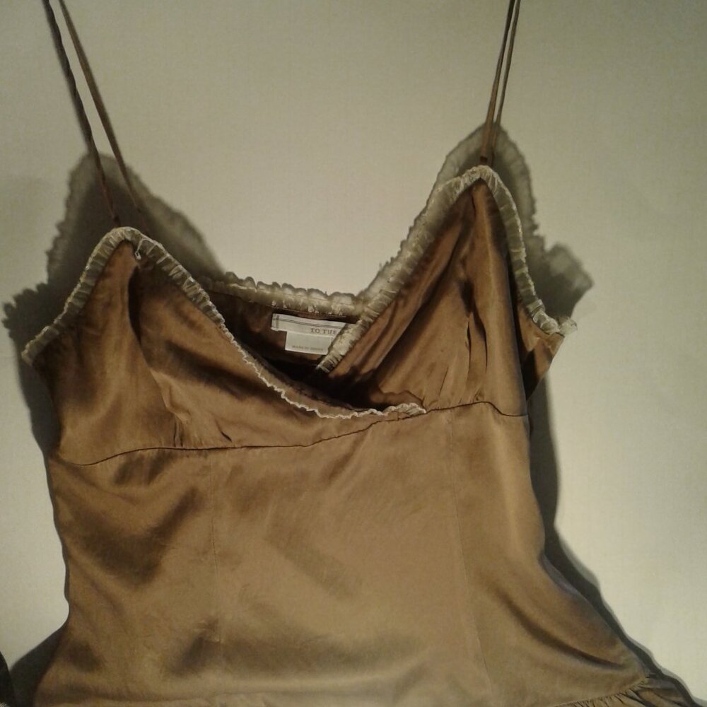 To the Max Silk Light-Brown Cami - LOW Price - Picture 3 of 10